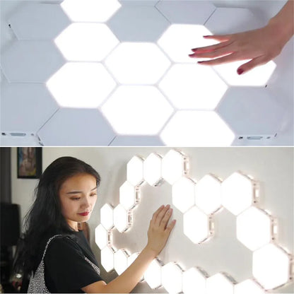 HexaGlow: The Magnetic Touch Sensor Lamp