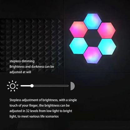 HexaGlow: The Magnetic Touch Sensor Lamp